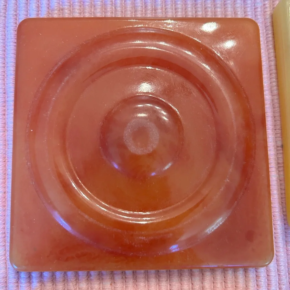 Vintage Crate&Barrel Lucite - Colorful Vintage Coasters Set - 70's Colors
